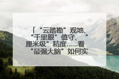 “云踏勘”观地、“千里眼”值守、“厘米级”精度……看“最强大脑”如何实现智慧治理