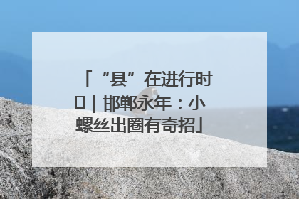 “县”在进行时⑬｜邯郸永年：小螺丝出圈有奇招