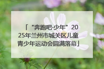 “奔跑吧·少年”2025年兰州市城关区儿童青少年运动会圆满落幕