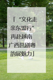 “文化走亲东盟行”再赴越南 广西邕剧粤韵展魅力