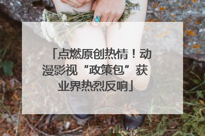 点燃原创热情！动漫影视“政策包”获业界热烈反响
