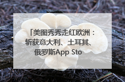 美图秀秀走红欧洲：斩获意大利、土耳其、俄罗斯App Store分类榜第一