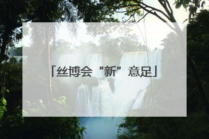 丝博会“新”意足
