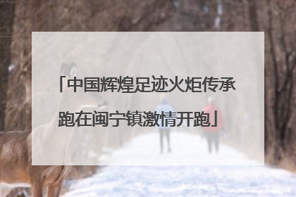 中国辉煌足迹火炬传承跑在闽宁镇激情开跑