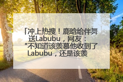 冲上热搜！鹿晗给伴舞送Labubu，网友：“不知道该羡慕他收到了Labubu，还是该羡慕鹿晗送他礼物”