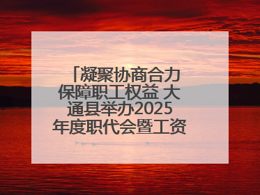 凝聚协商合力 保障职工权益 大通县举办2025年度职代会暨工资集体协商现场观摩交流活动