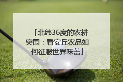 北纬36度的农耕突围：看安丘农品如何征服世界味蕾