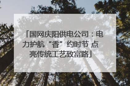 国网庆阳供电公司：电力护航“香”约时节 点亮传统工艺致富路
