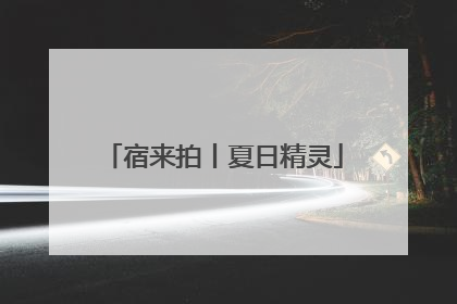 宿来拍丨夏日精灵