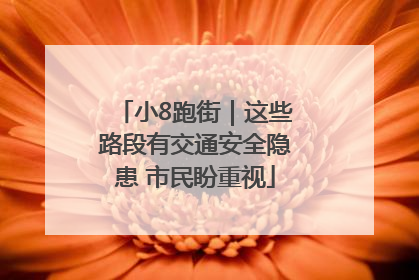 小8跑街｜这些路段有交通安全隐患 市民盼重视