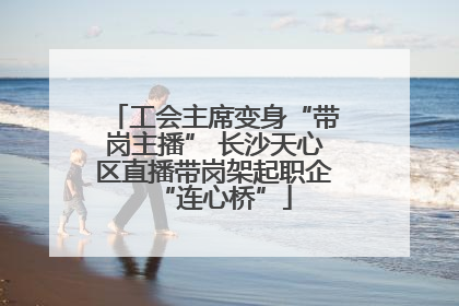 工会主席变身“带岗主播” 长沙天心区直播带岗架起职企“连心桥”