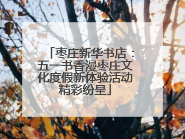 枣庄新华书店：五一书香漫枣庄文化度假新体验活动精彩纷呈