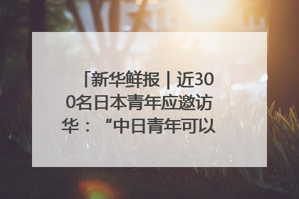新华鲜报｜近300名日本青年应邀访华：“中日青年可以创造更好的未来”