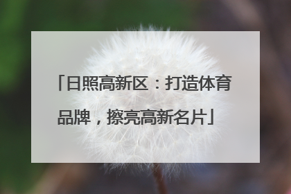 日照高新区：打造体育品牌，擦亮高新名片