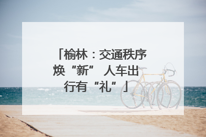 榆林：交通秩序焕“新” 人车出行有“礼”