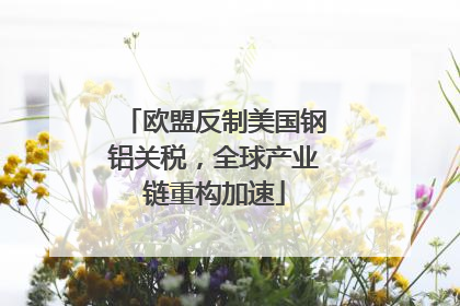 欧盟反制美国钢铝关税，全球产业链重构加速