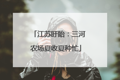 江苏盱眙：三河农场夏收夏种忙