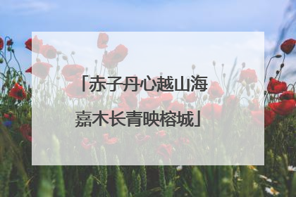 赤子丹心越山海 嘉木长青映榕城