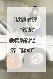 铁路时评：“铁龙”驰骋解码经济“脉动”