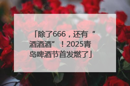 除了666，还有“酒酒酒”！2025青岛啤酒节首发燃了