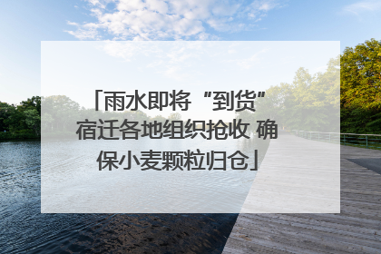 雨水即将“到货” 宿迁各地组织抢收 确保小麦颗粒归仓
