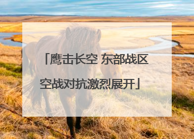 鹰击长空 东部战区空战对抗激烈展开