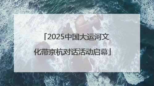 2025中国大运河文化带京杭对话活动启幕