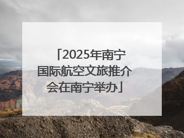 2025年南宁国际航空文旅推介会在南宁举办
