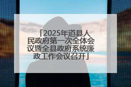 2025年道县人民政府第一次全体会议暨全县政府系统廉政工作会议召开