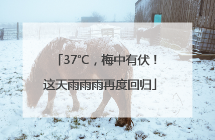 37℃，梅中有伏！这天雨雨雨再度回归
